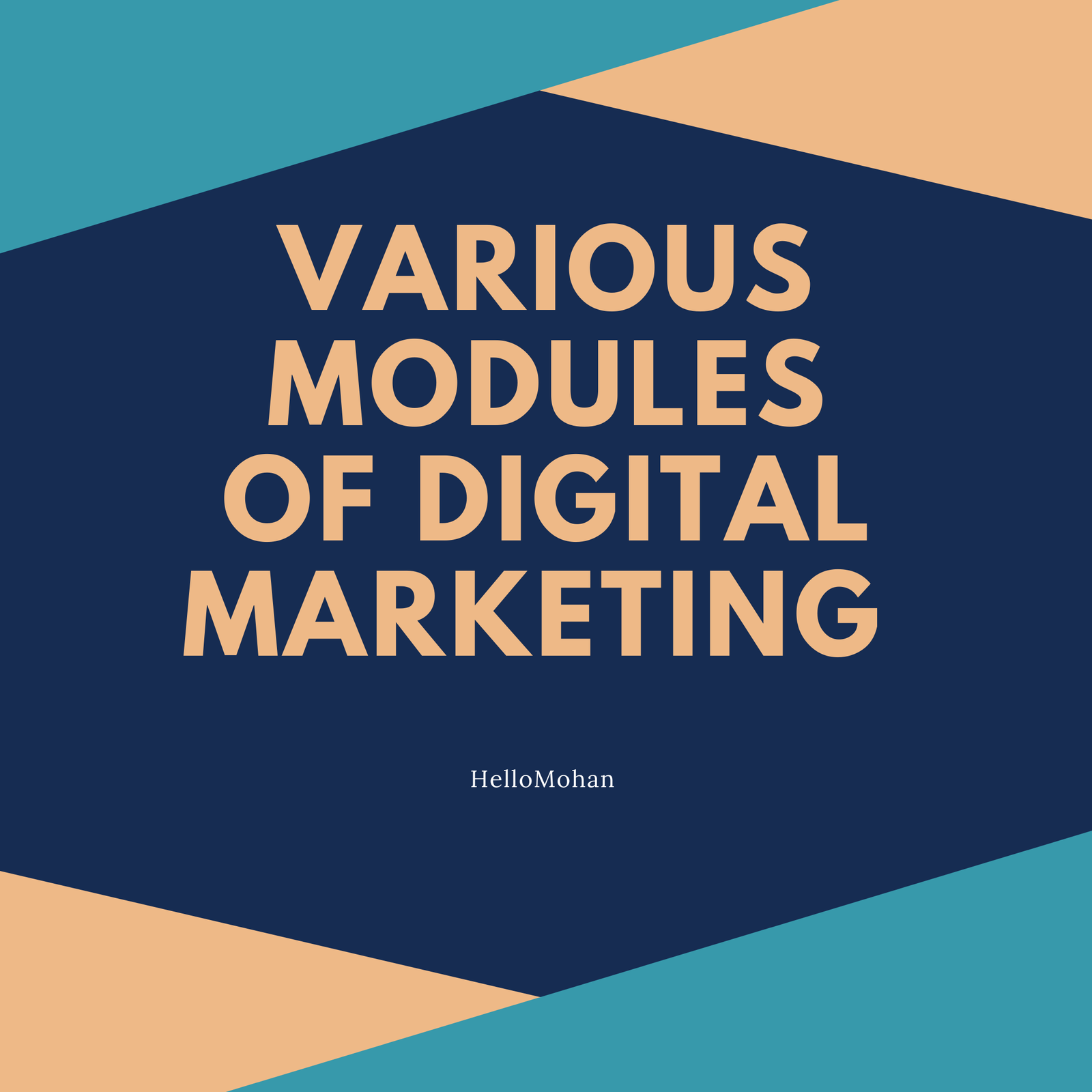 various module of digital marketing