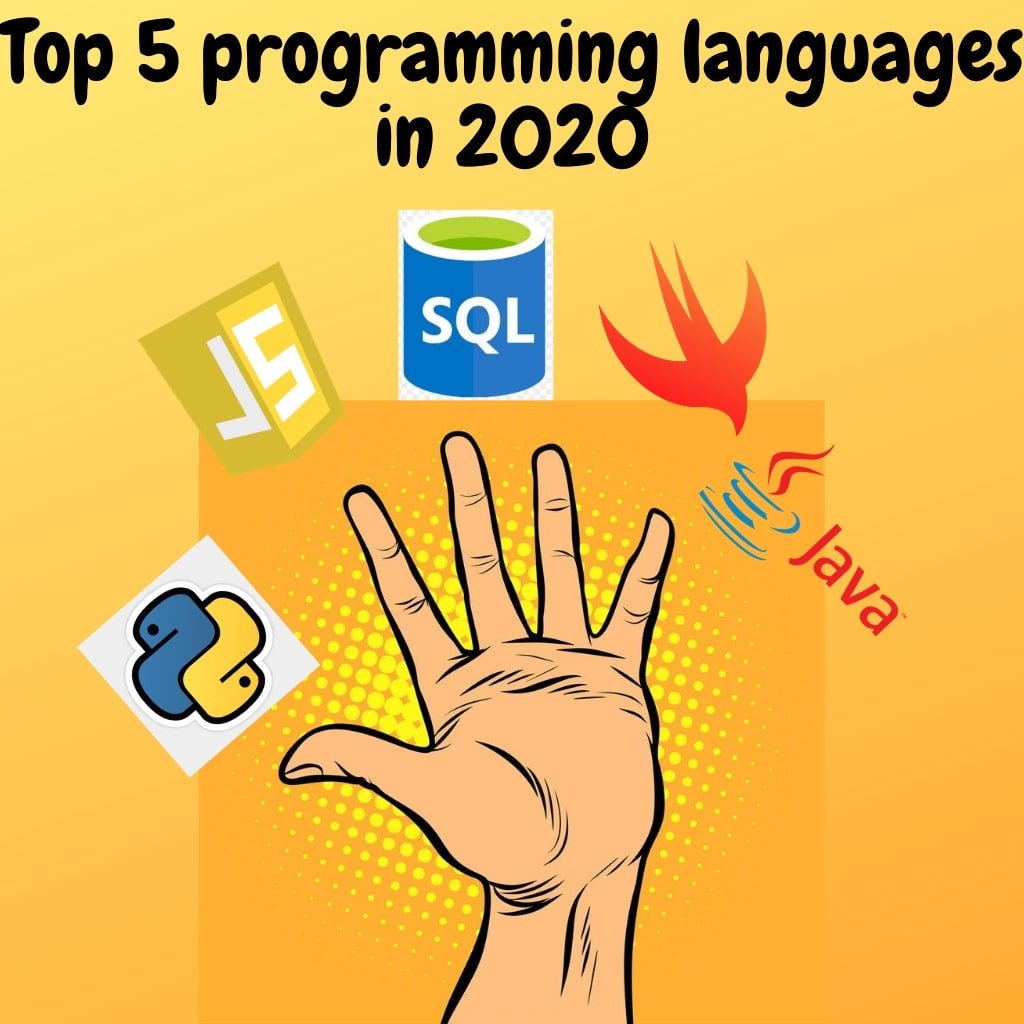 Top 5 programming languages in 2020